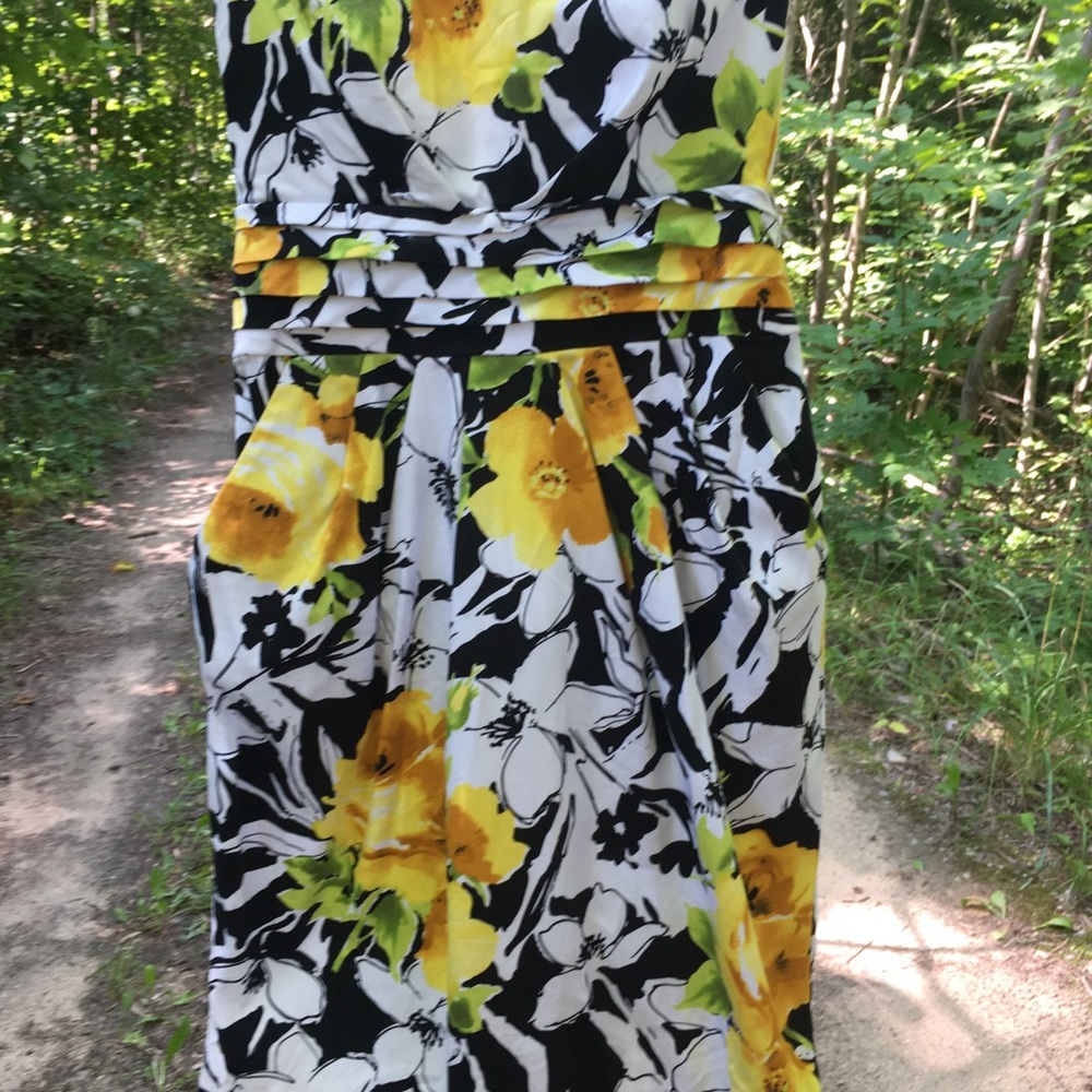 Strapless cocktail dress